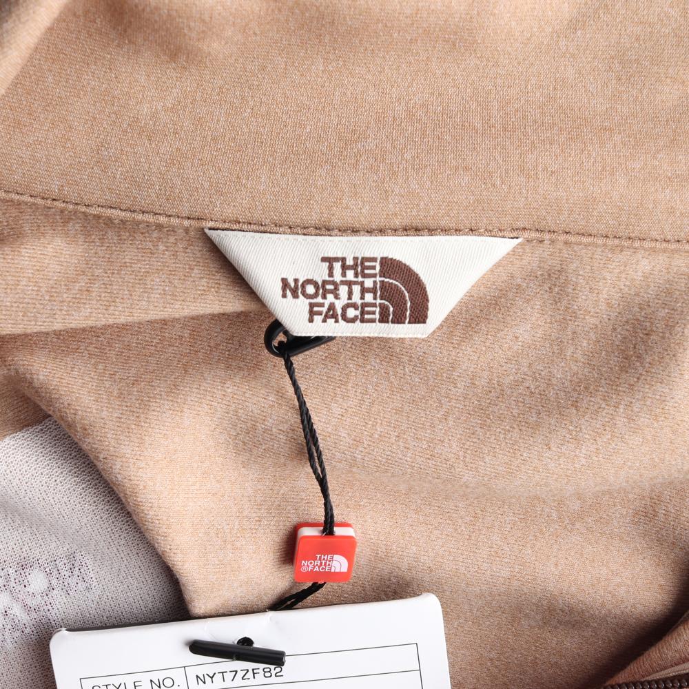 노스페이스 베이지 레드 모크넥 원피스 이미지 5