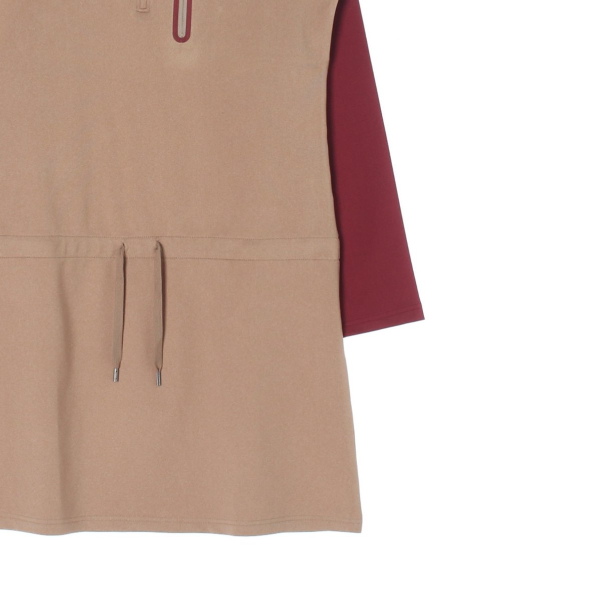 노스페이스 베이지 레드 모크넥 원피스 이미지 3