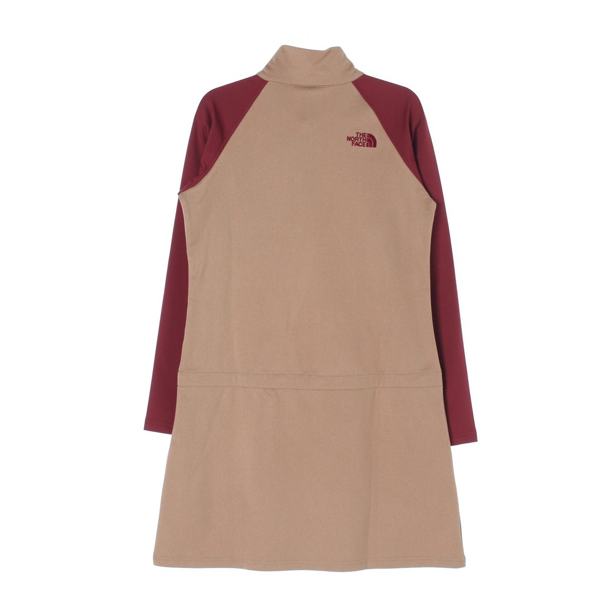 노스페이스 베이지 레드 모크넥 원피스 이미지 4