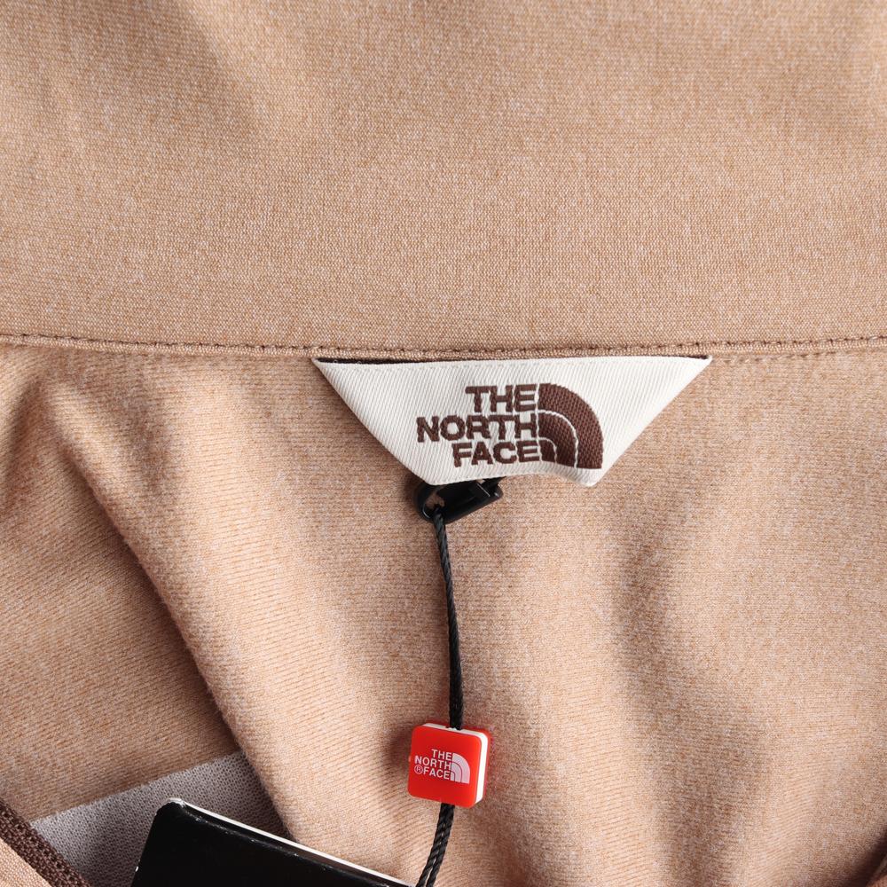 노스페이스 베이지 레드 모크넥 원피스 이미지 5