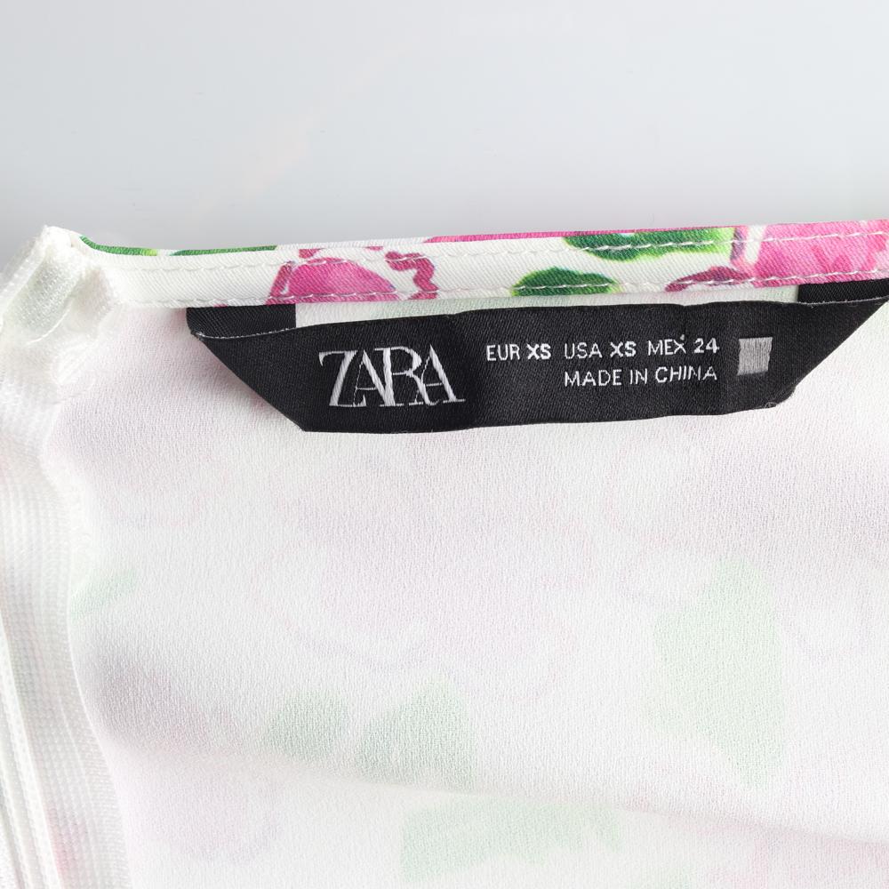 자라 플라워 스퀘어넥 롱 드레스 이미지 5