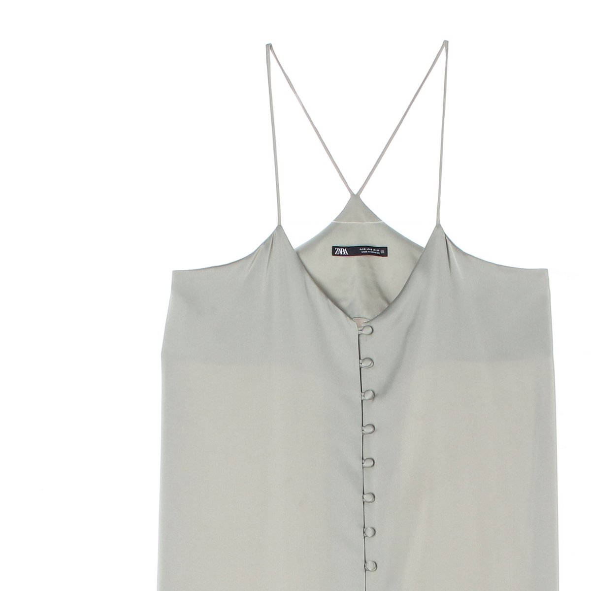 자라 피스타치오 뷔스티에 슬립드레스 이미지 2