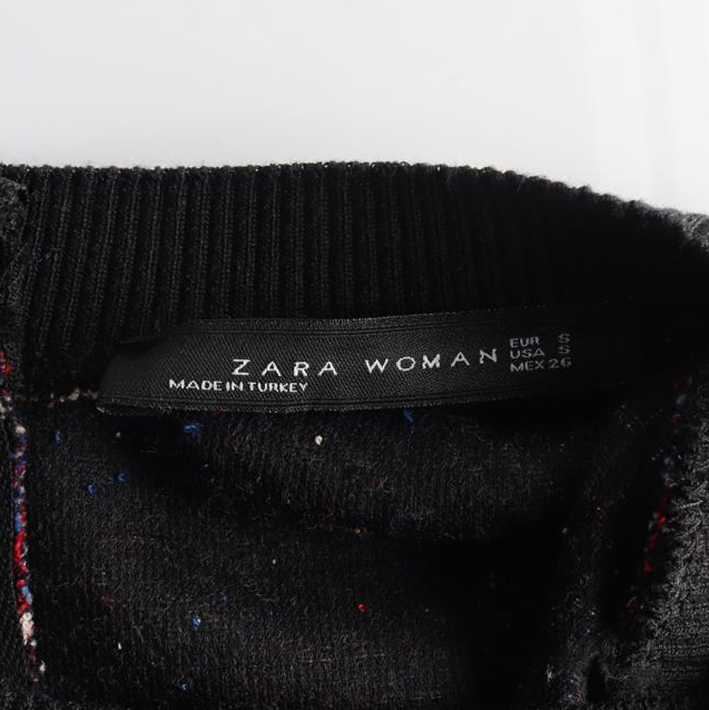 자라 반팔 비즈 니트원피스 이미지 5