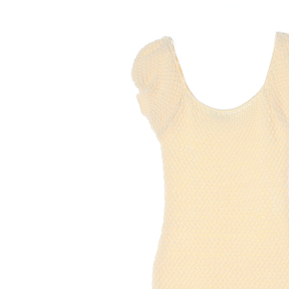 자라 아이보리 U넥 니트 캡소매 원피스 이미지 2