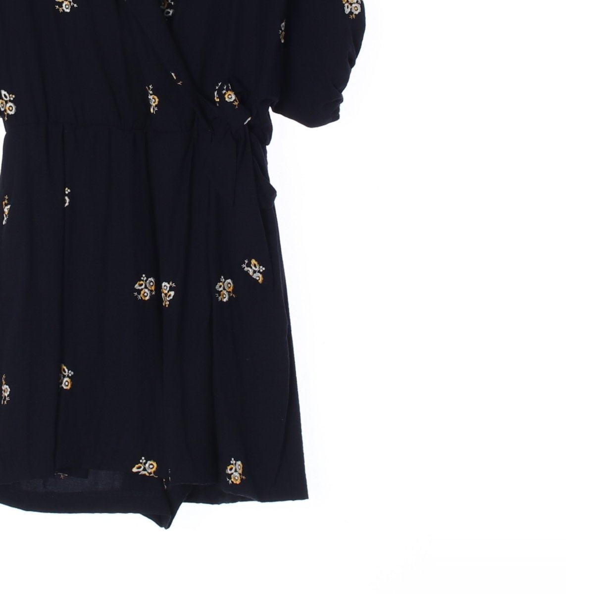 자라 컷아웃 반팔 랩 셔츠 미니 원피스 이미지 3