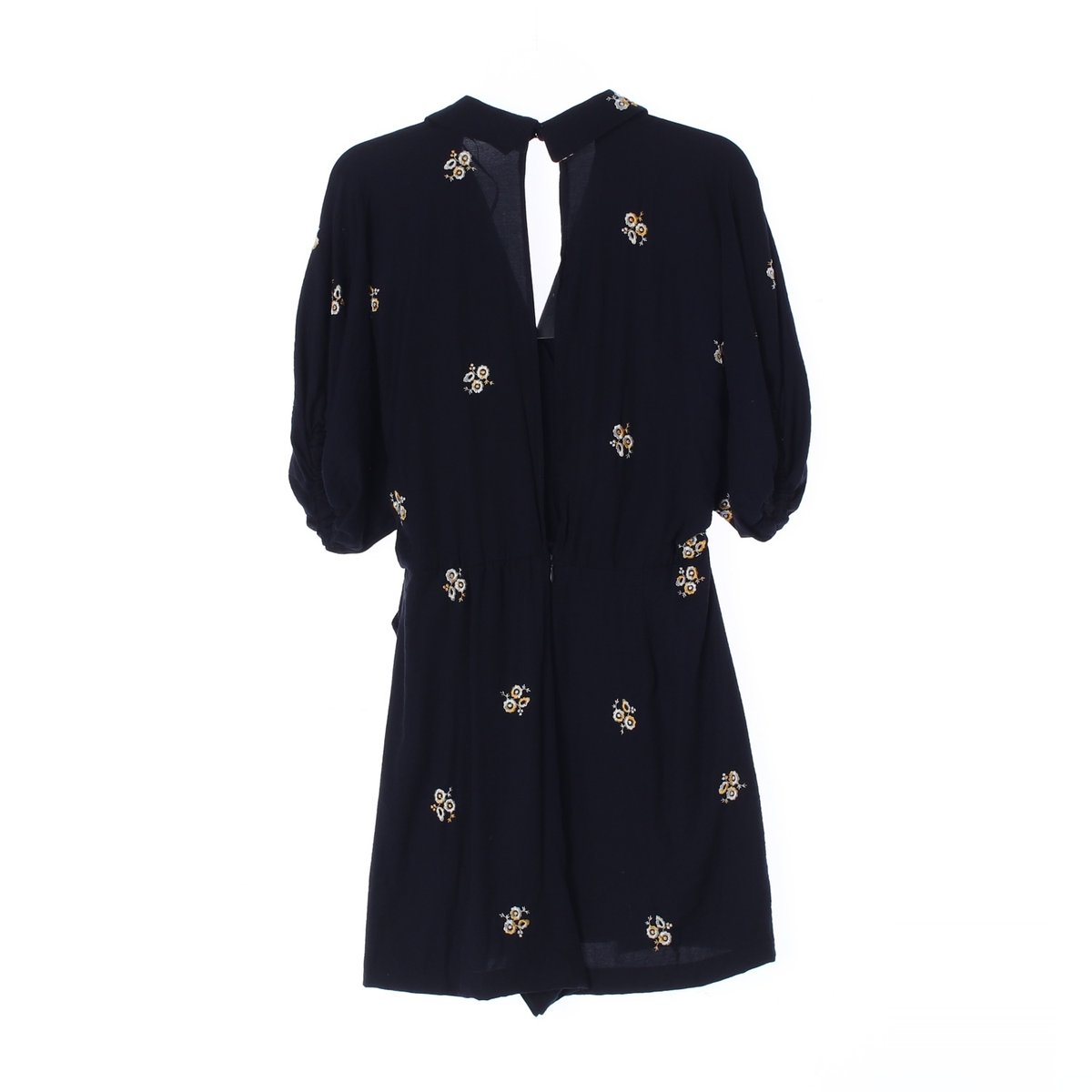 자라 컷아웃 반팔 랩 셔츠 미니 원피스 이미지 4