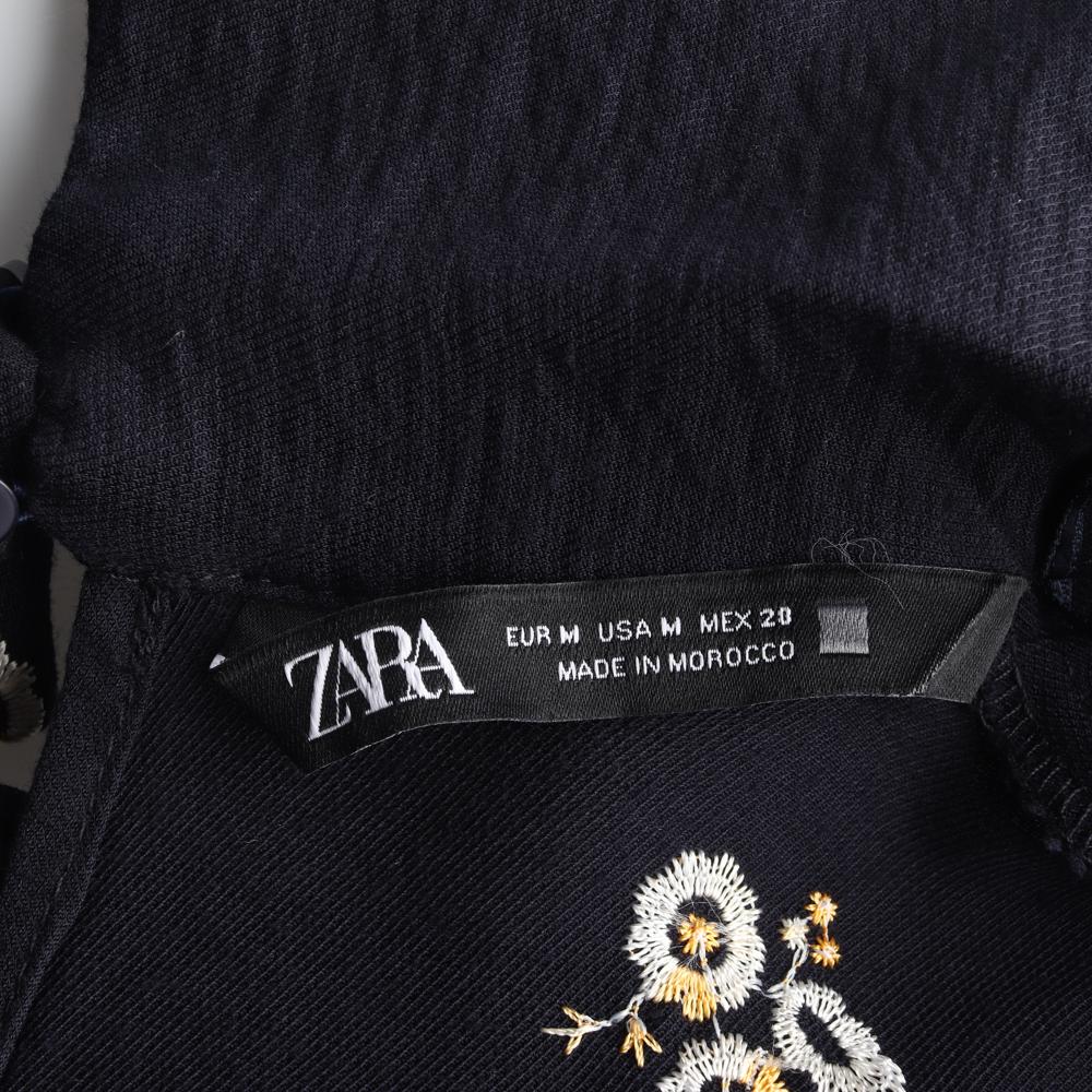 자라 컷아웃 반팔 랩 셔츠 미니 원피스 이미지 5