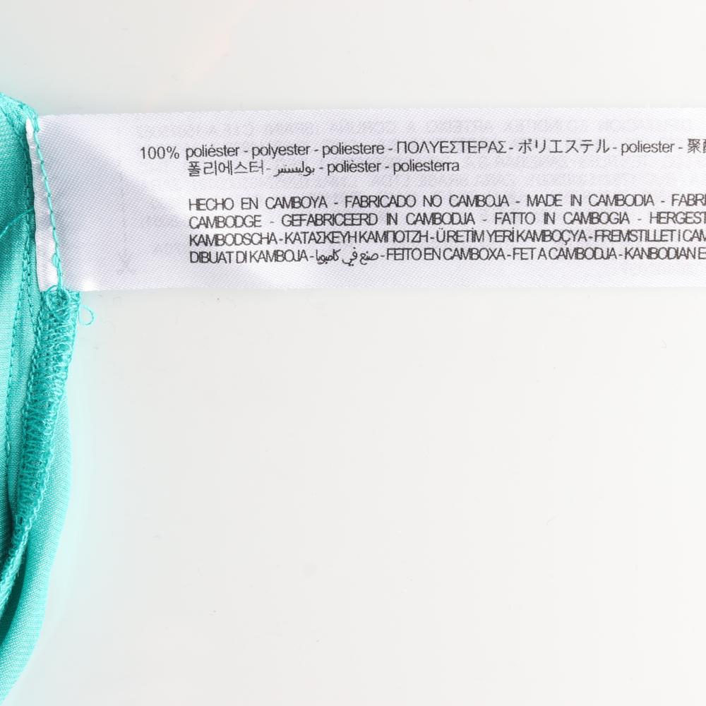 자라 그린 플리츠 와이드 팬츠 이미지 6