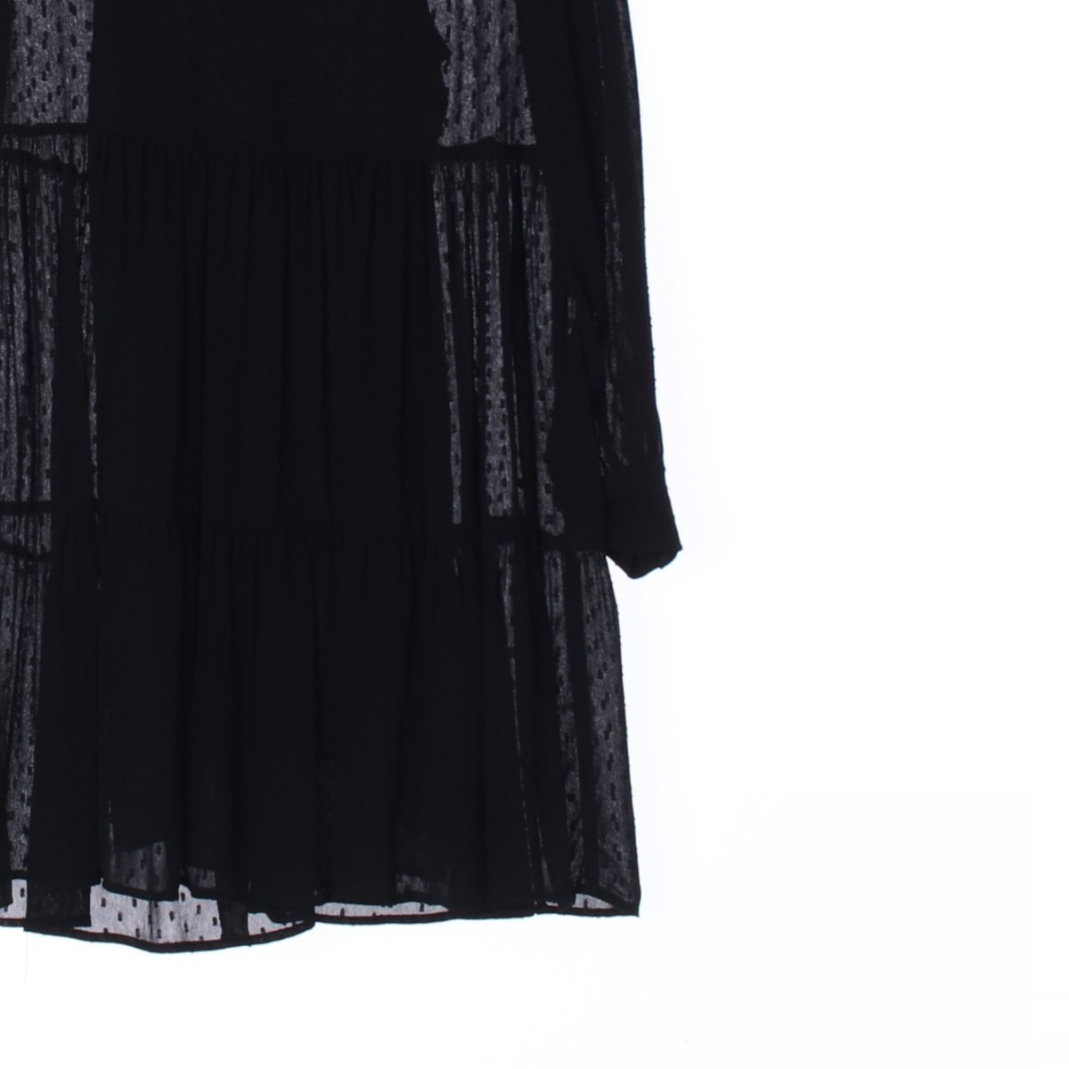 자라 블랙 시스루 레이어드 캉캉 원피스 이미지 3