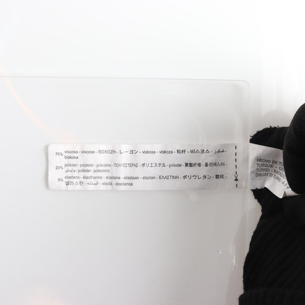 자라 블랙 하프집업 니트 골지 롱 원피스 이미지 6