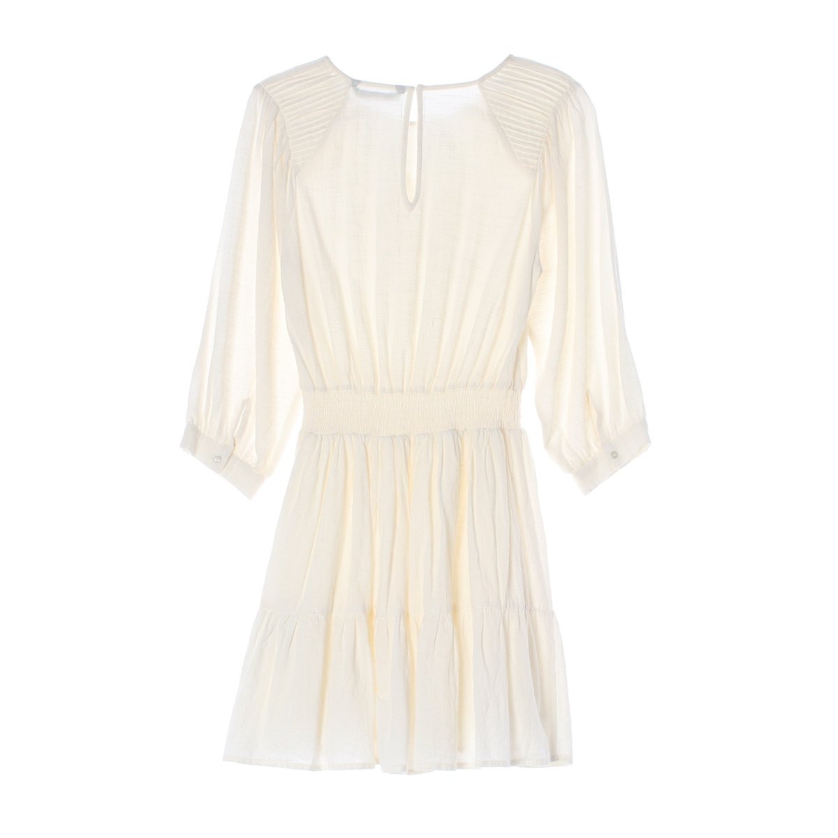 자라 아이보리 코튼 미니 원피스 이미지 4