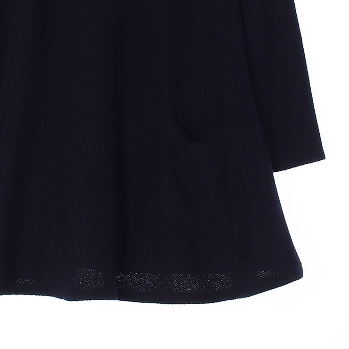 자라 네이비 반하이넥 니트 플레어 미니 드레스 이미지 3