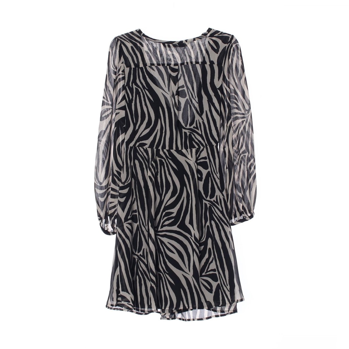 자라 지브라 쉬폰 랩 드레스 이미지 4