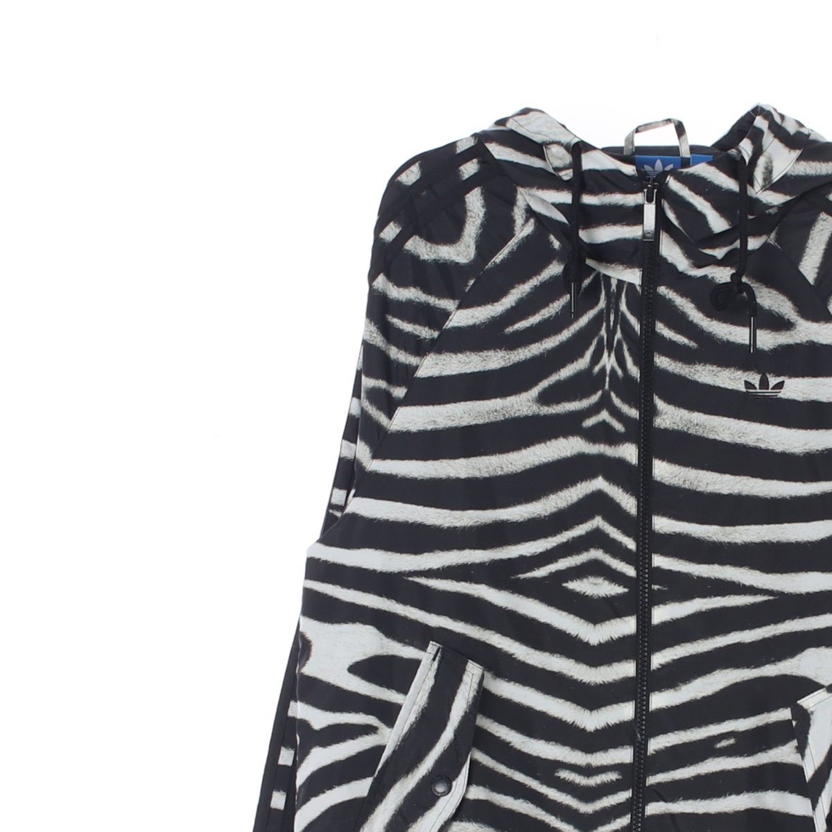 아디다스 지브라 후드 집업 바람막이 이미지 2