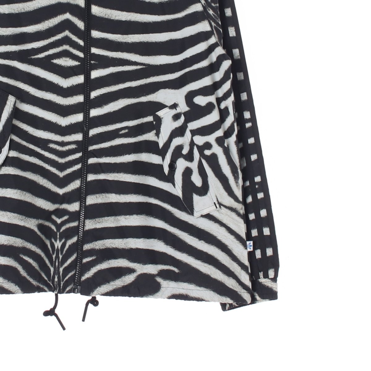 아디다스 지브라 후드 집업 바람막이 이미지 3