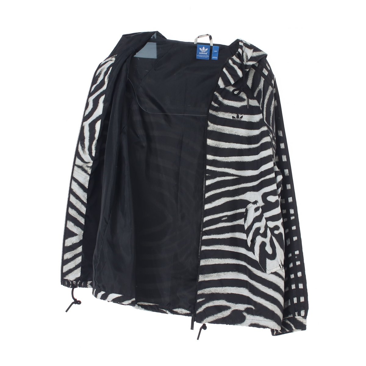아디다스 지브라 후드 집업 바람막이 이미지 4