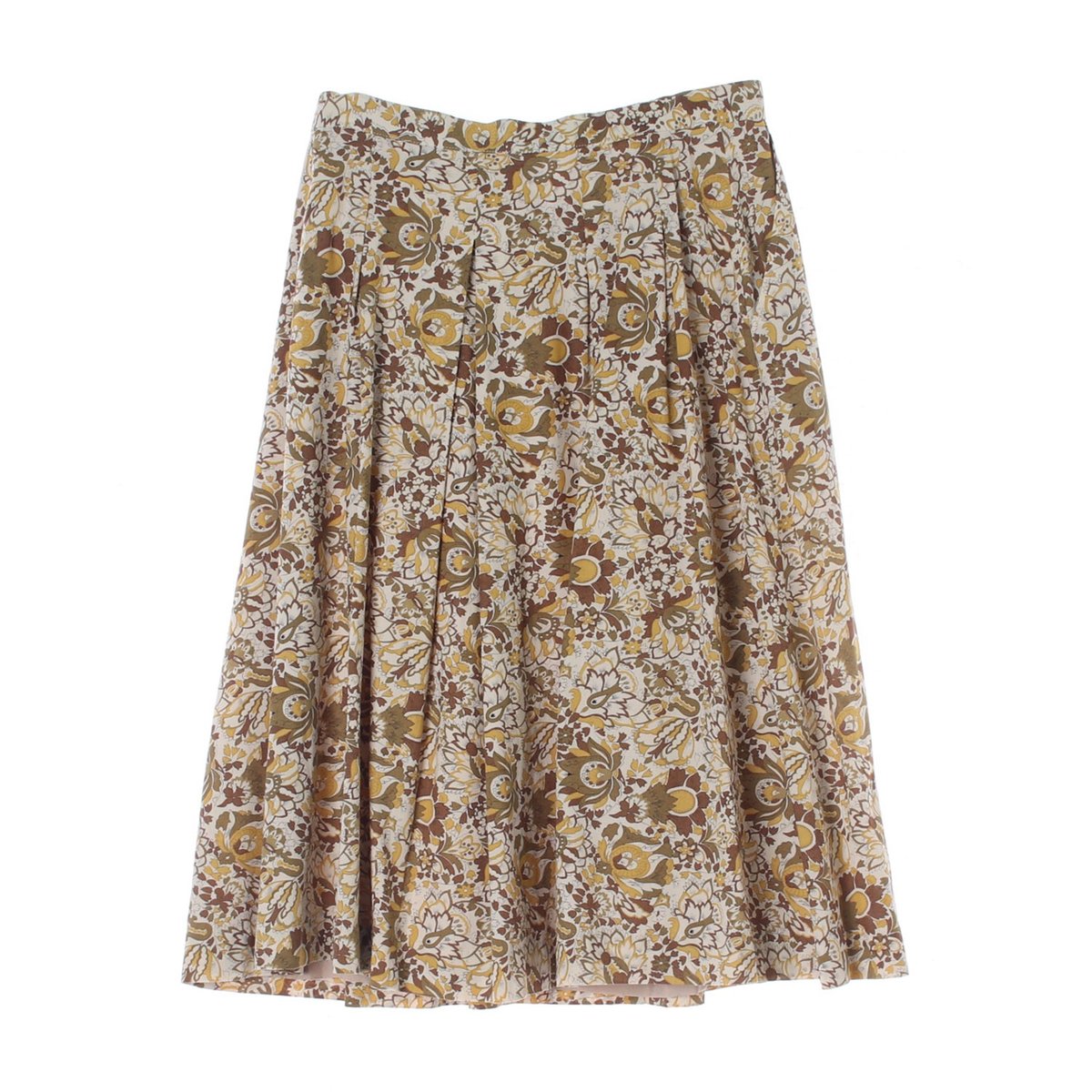 버버리 베이지 플레어 스커트 이미지 4