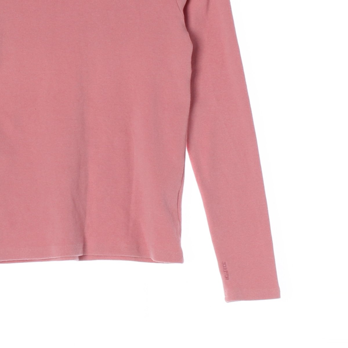 스컬프터 핑크 크롭 모크넥 터틀넥 티셔츠 이미지 3