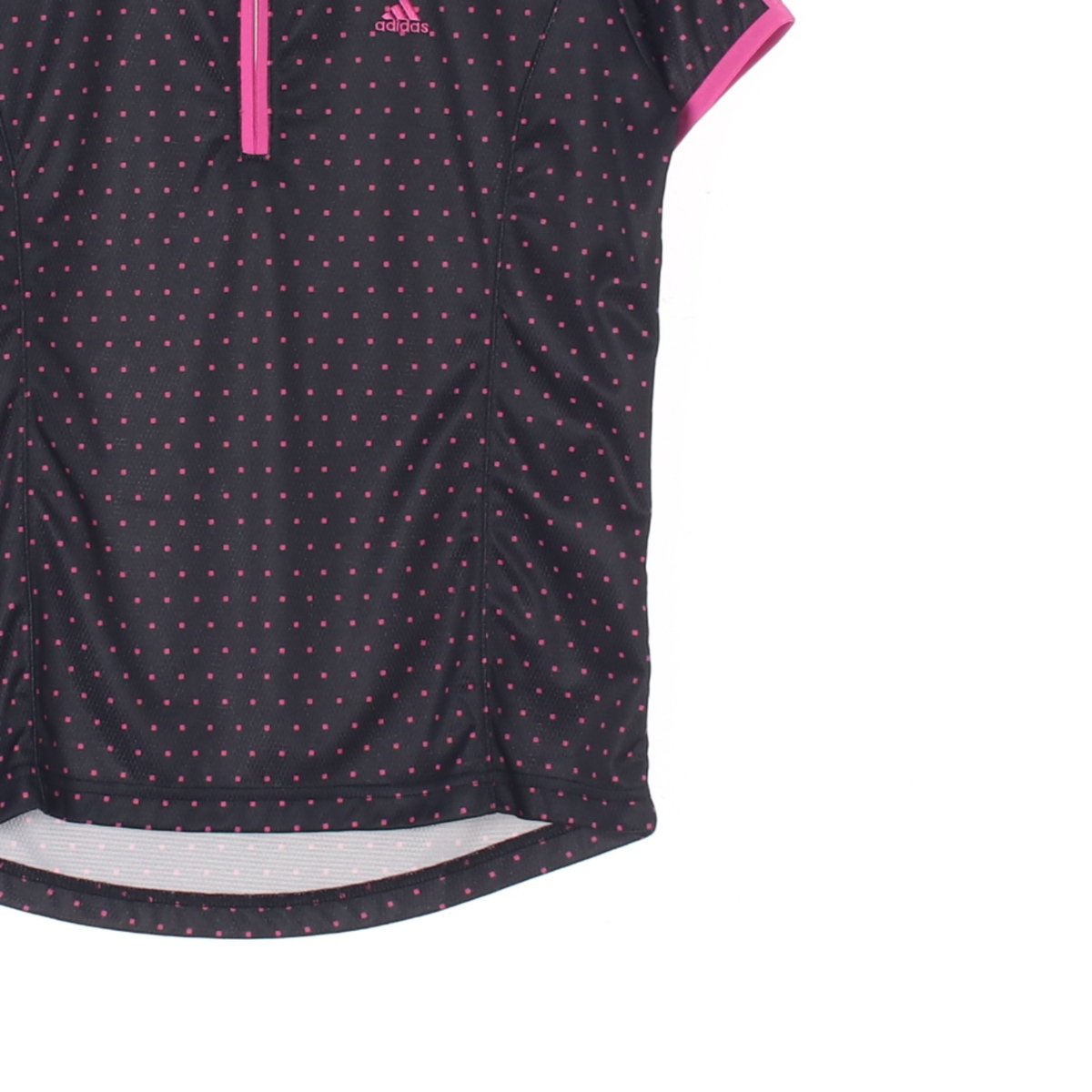 아디다스 골프 블랙 핑크 도트 반팔 티셔츠 이미지 3