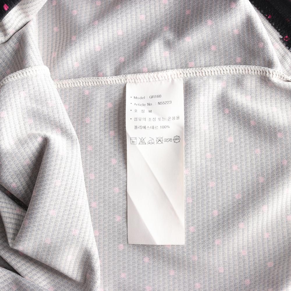 아디다스 골프 블랙 핑크 도트 반팔 티셔츠 이미지 6