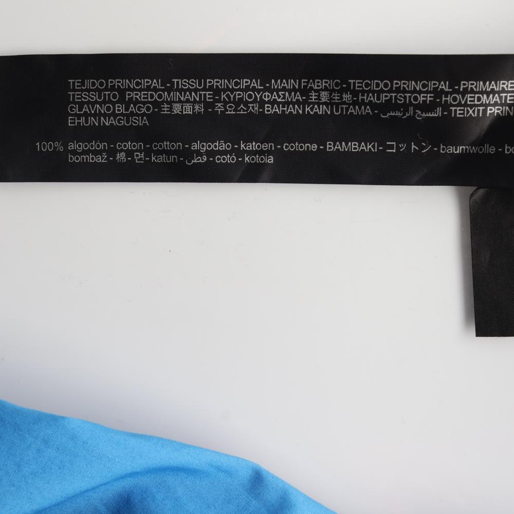 자라 블루 반팔 노카라 셔츠 롱 원피스 이미지 6