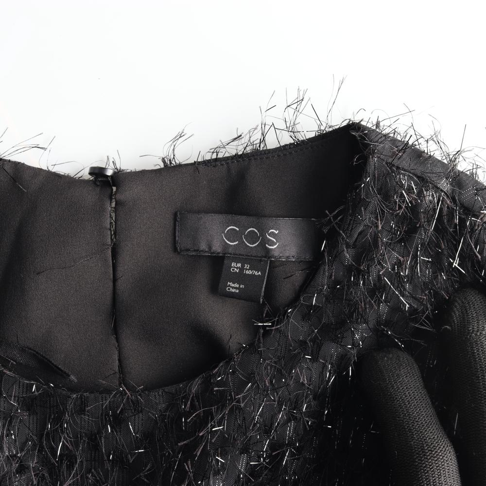 cos코스 블랙 민소매 드레스 이미지 5