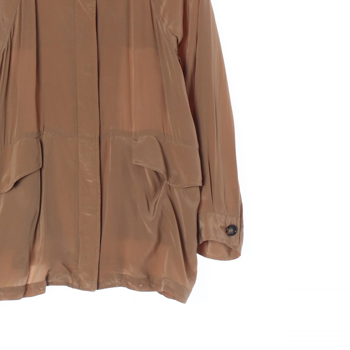 클럽모나코 베이지 유광 재킷 이미지 3