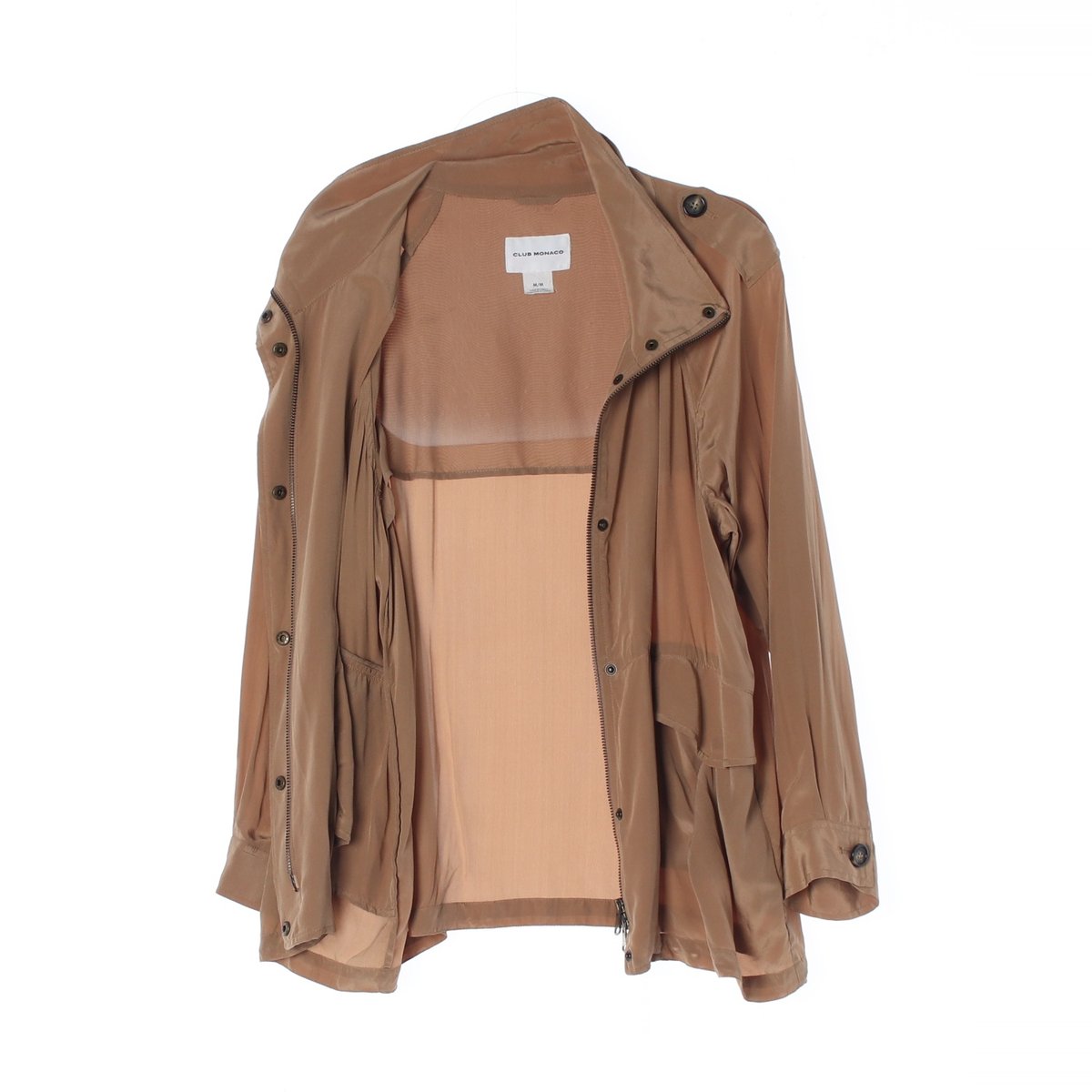 클럽모나코 베이지 유광 재킷 이미지 4