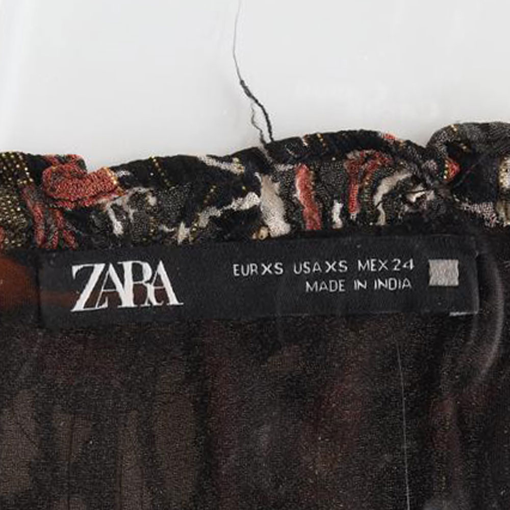 자라 블랙 에스닉 뷔스티에 슬립드레스 이미지 5