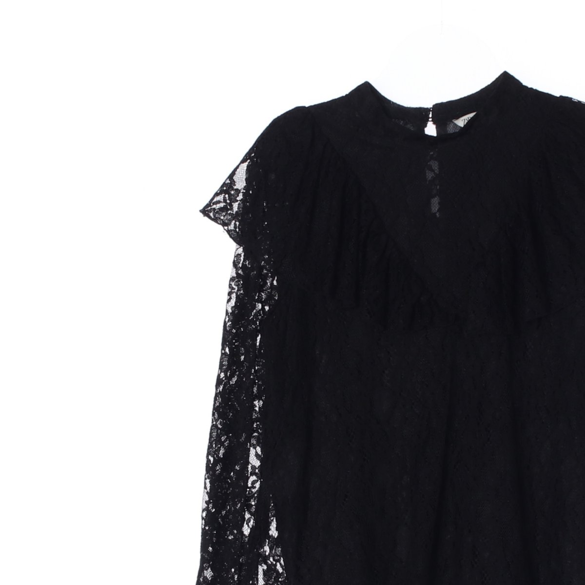 자라 블랙 레이스 미니 원피스 이미지 2