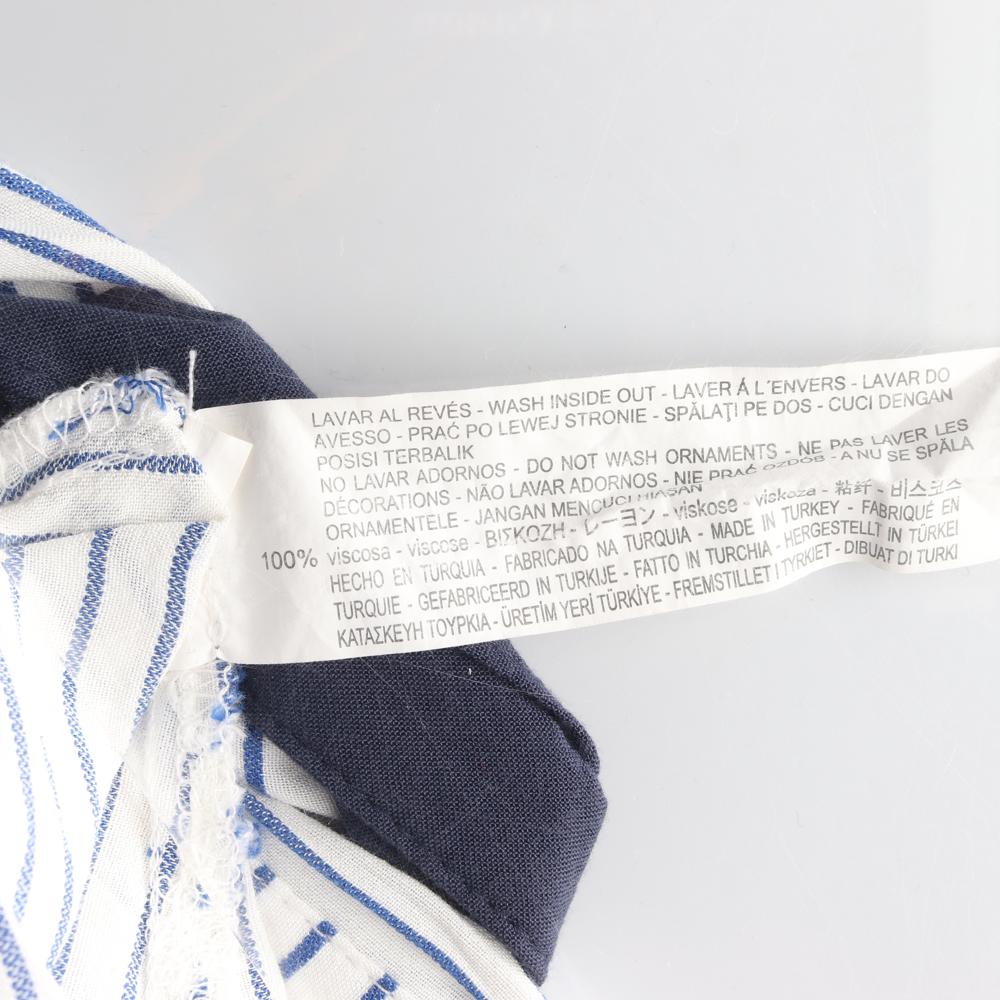 자라 화이트 블루 벨트 셔츠 롱 원피스 이미지 6