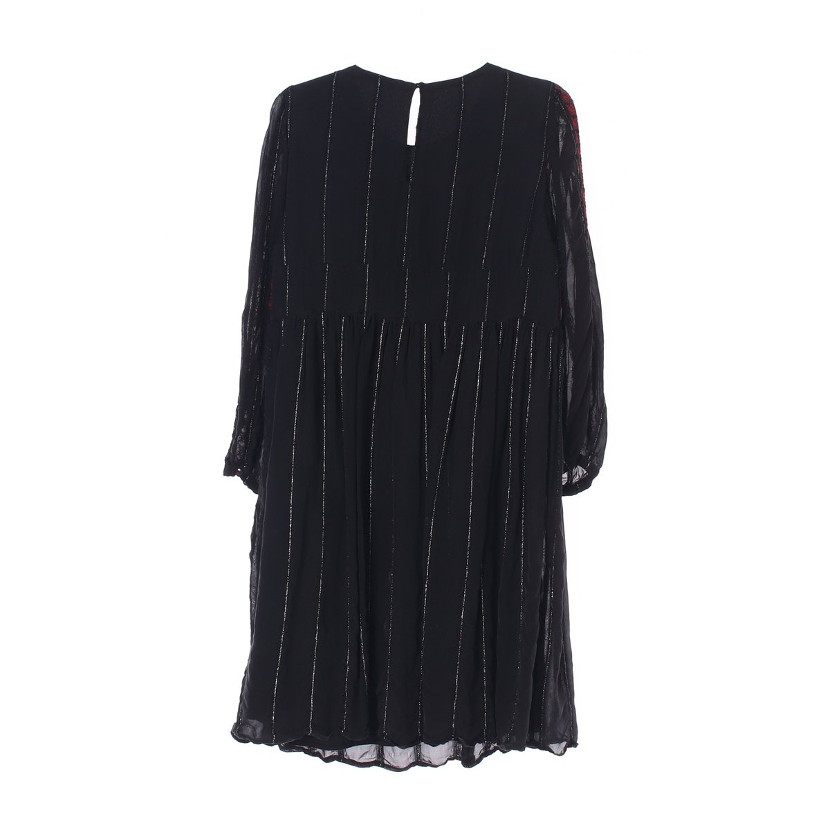 자라 블랙 라운드 미니 원피스 이미지 4