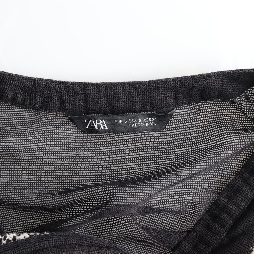 자라 블랙 에스닉 레이어드 롱 원피스 이미지 5