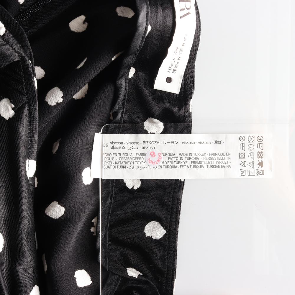 자라 블랙 새틴 탱크탑 드레스 이미지 6