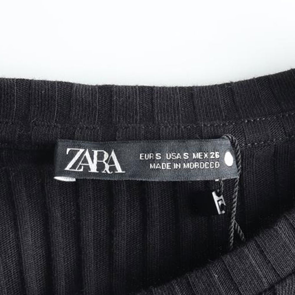 자라 민소매 골지 니트 롱 원피스 이미지 5