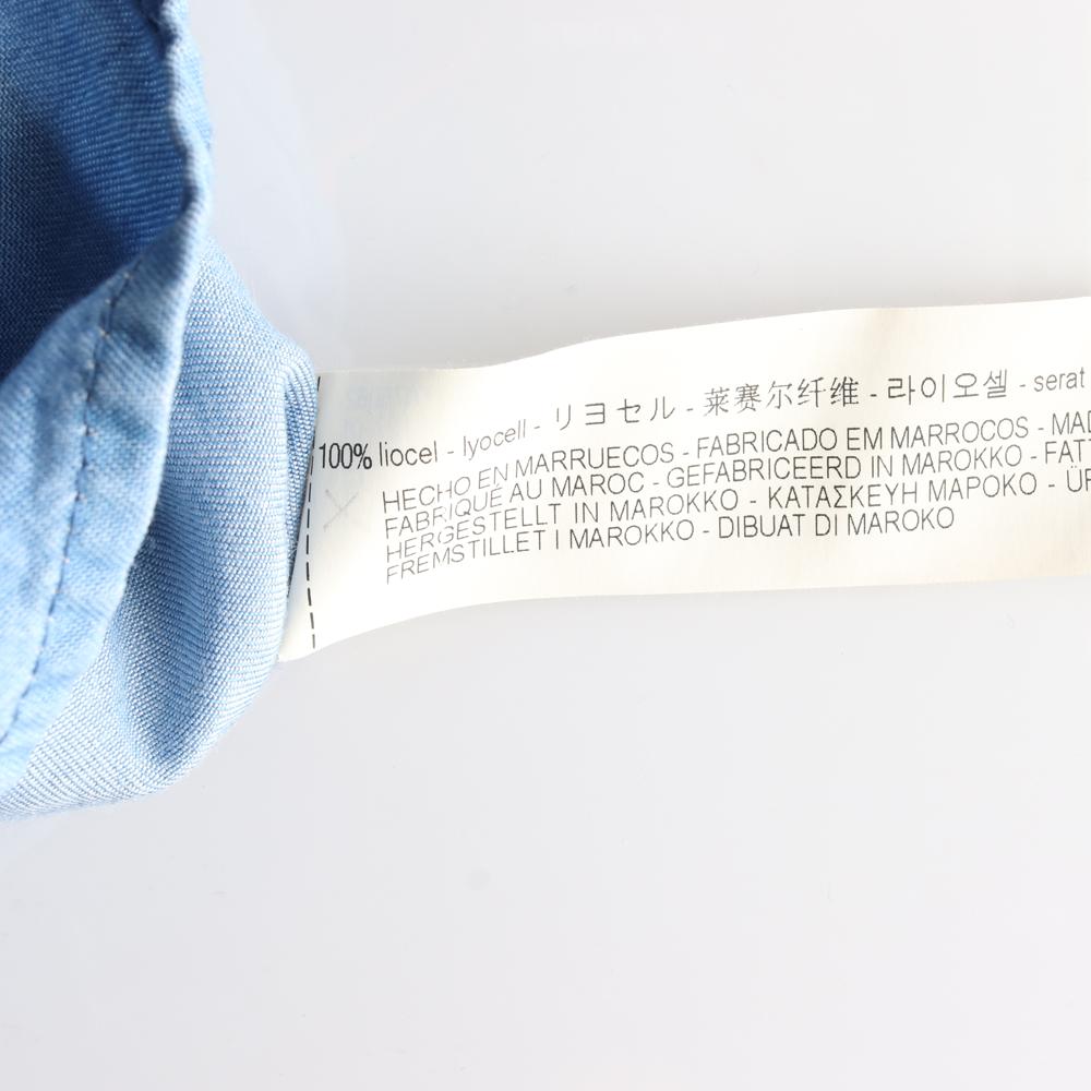 자라 데님 랩 미니 점프수트 이미지 6