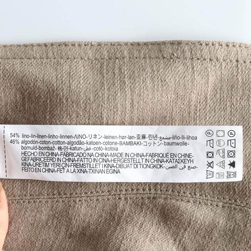 자라 카키 린넨 롱 재킷 코트 이미지 6