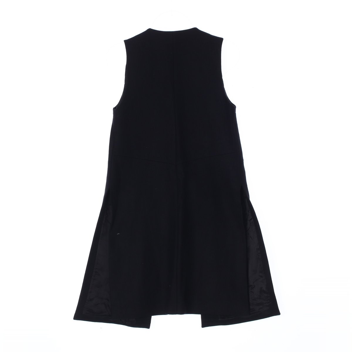 자라 민소매 울75 코트 롱 베스트 재킷 이미지 4