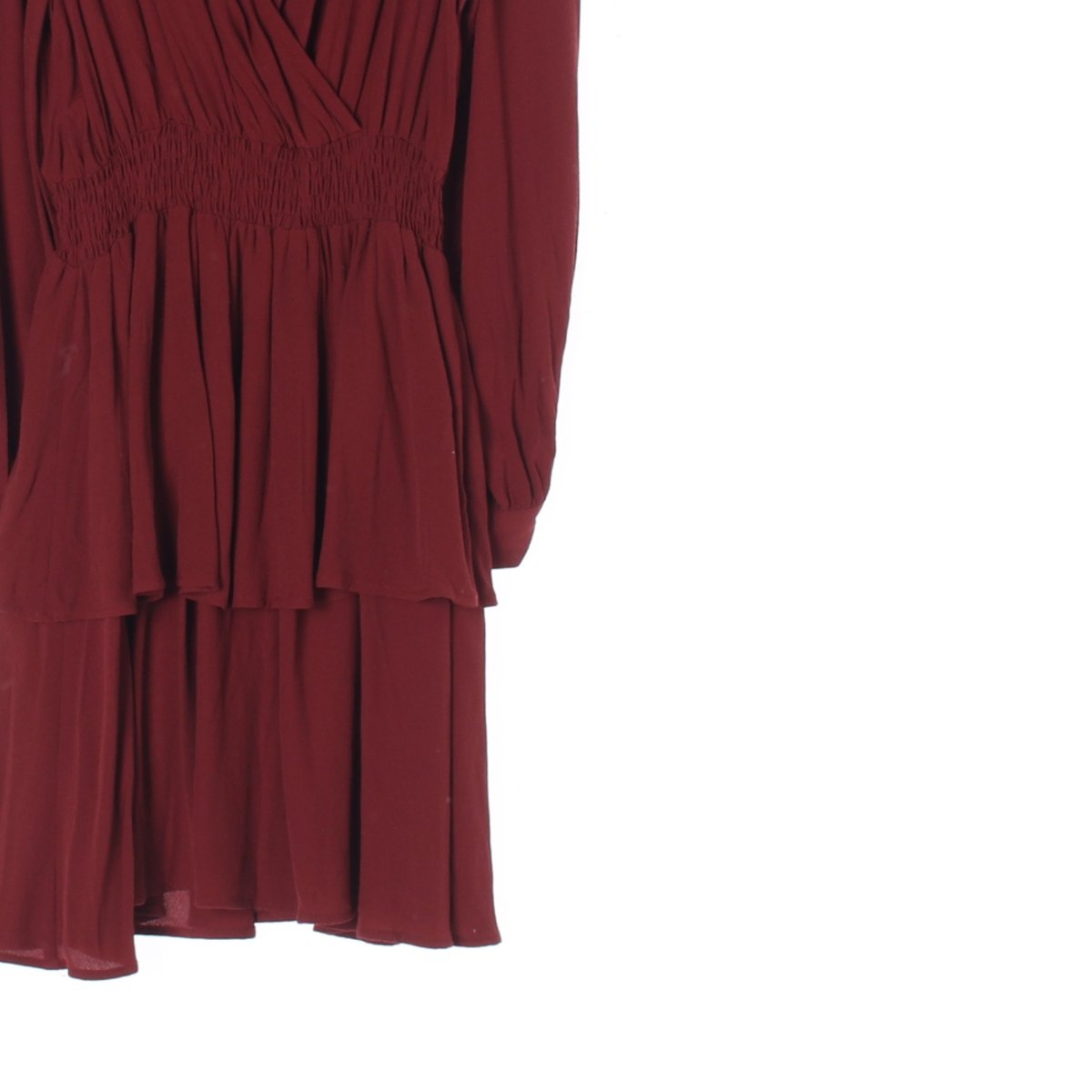 자라 레드 랩 캉캉 미니 드레스 이미지 3