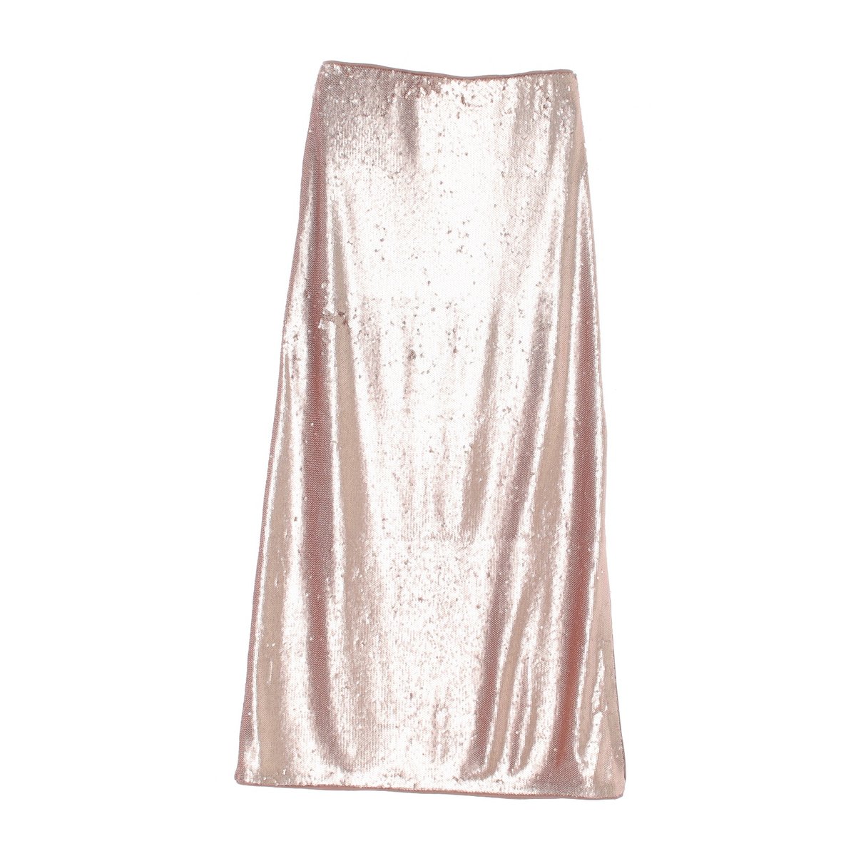 자라 로즈골드 스팽글 롱 스커트 이미지 4