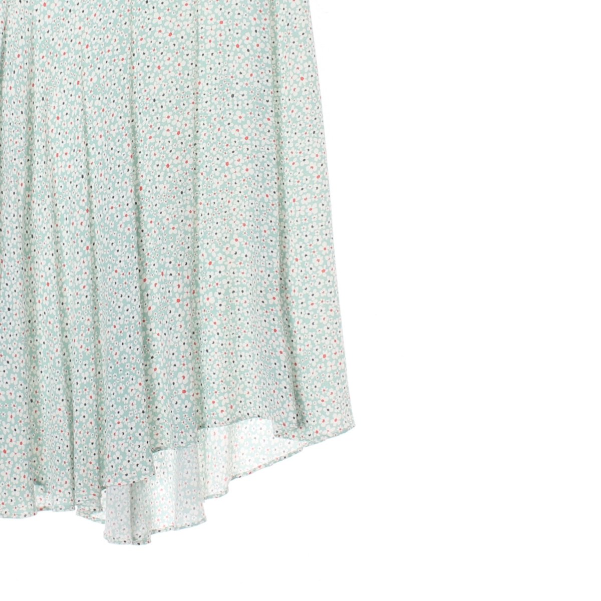 자라 에메랄드 플로럴 롱 스커트 이미지 3