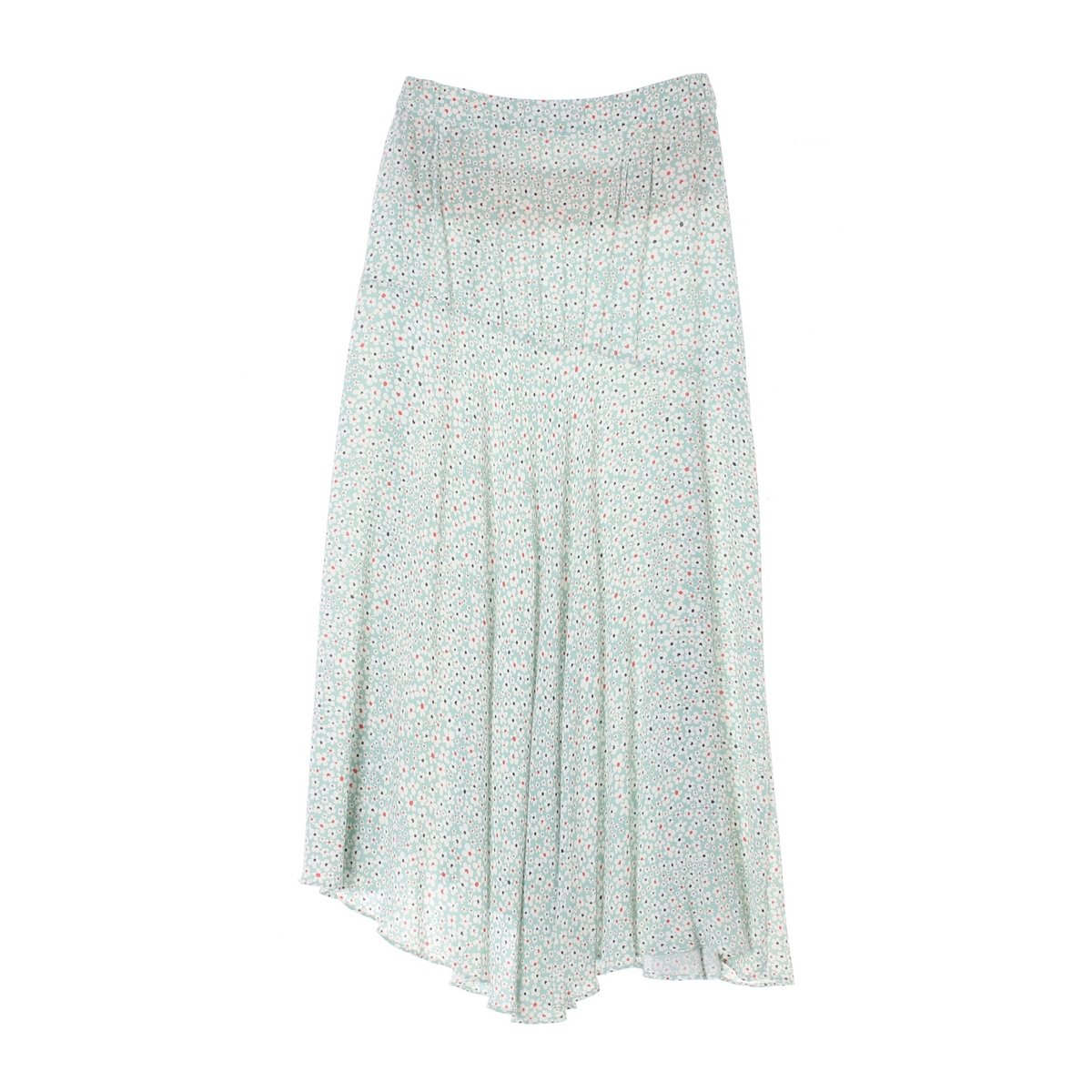 자라 에메랄드 플로럴 롱 스커트 이미지 4