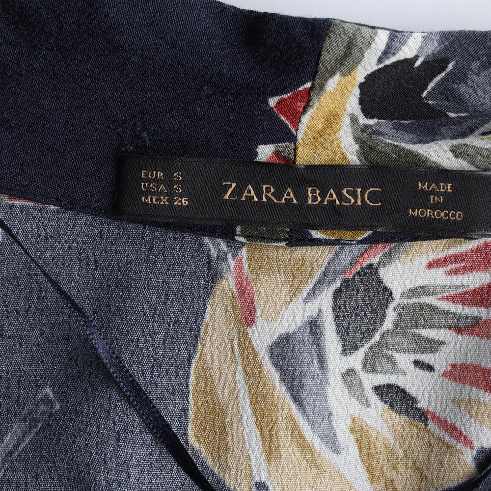 자라 블랙 플로럴 롱 점프수트 이미지 5