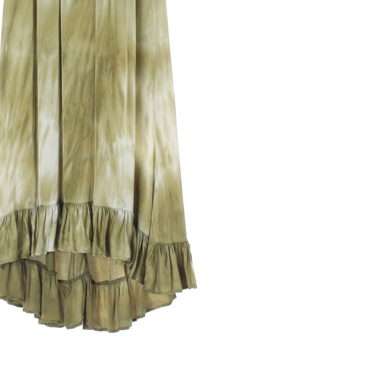 자라 그린 나염 롱 스커트 이미지 3