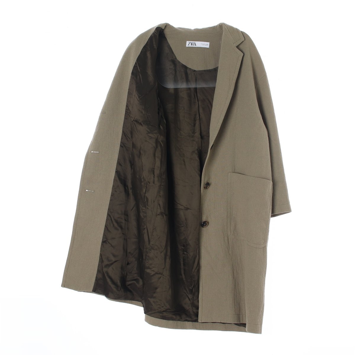 자라 연카키 롱 자켓 코트 이미지 4