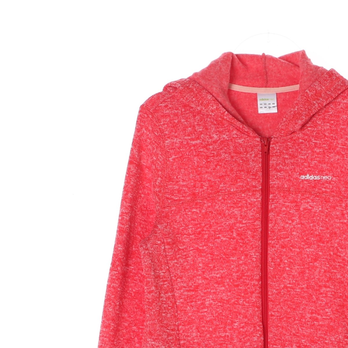 아디다스 핑크 네오 니트 후드 집업재킷 이미지 2