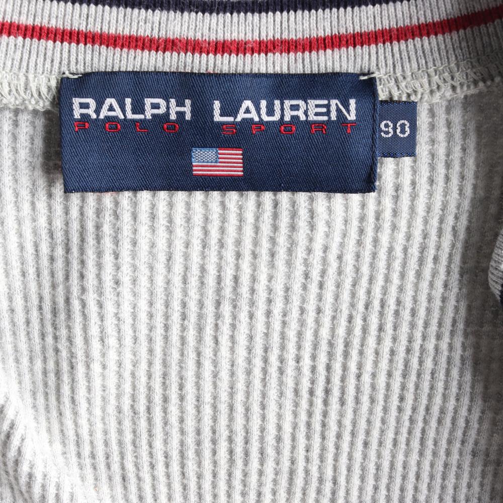 폴로 랄프 로렌 연그레이 와플 반팔 원피스 이미지 5