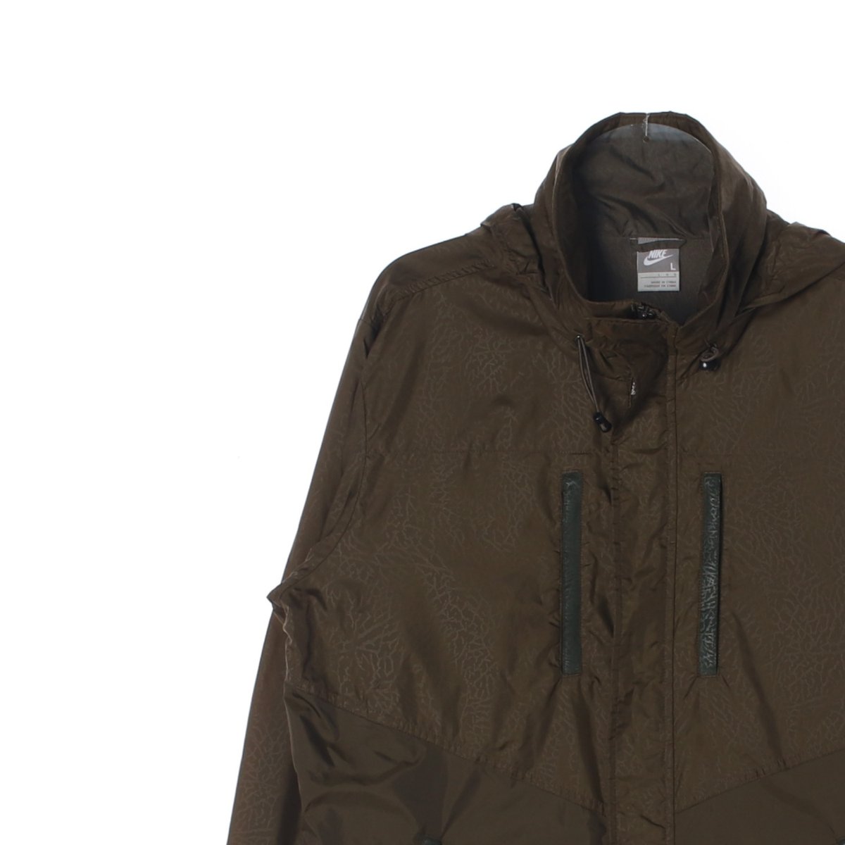 나이키 브라운 패턴 후드 집업재킷 바람막이 이미지 2