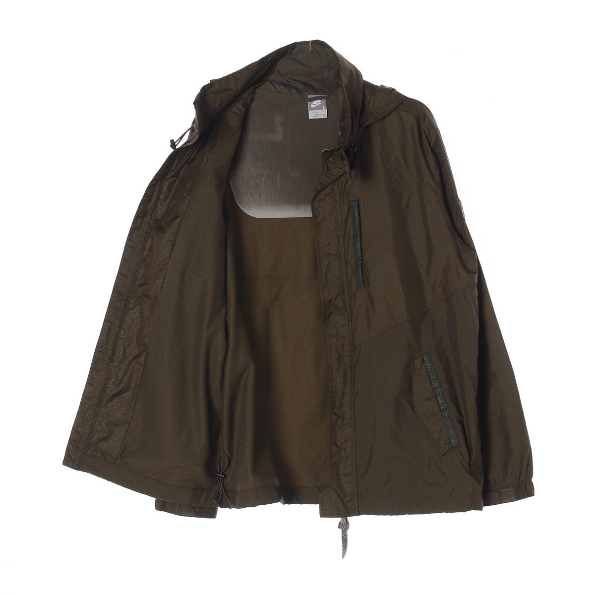 나이키 브라운 패턴 후드 집업재킷 바람막이 이미지 4