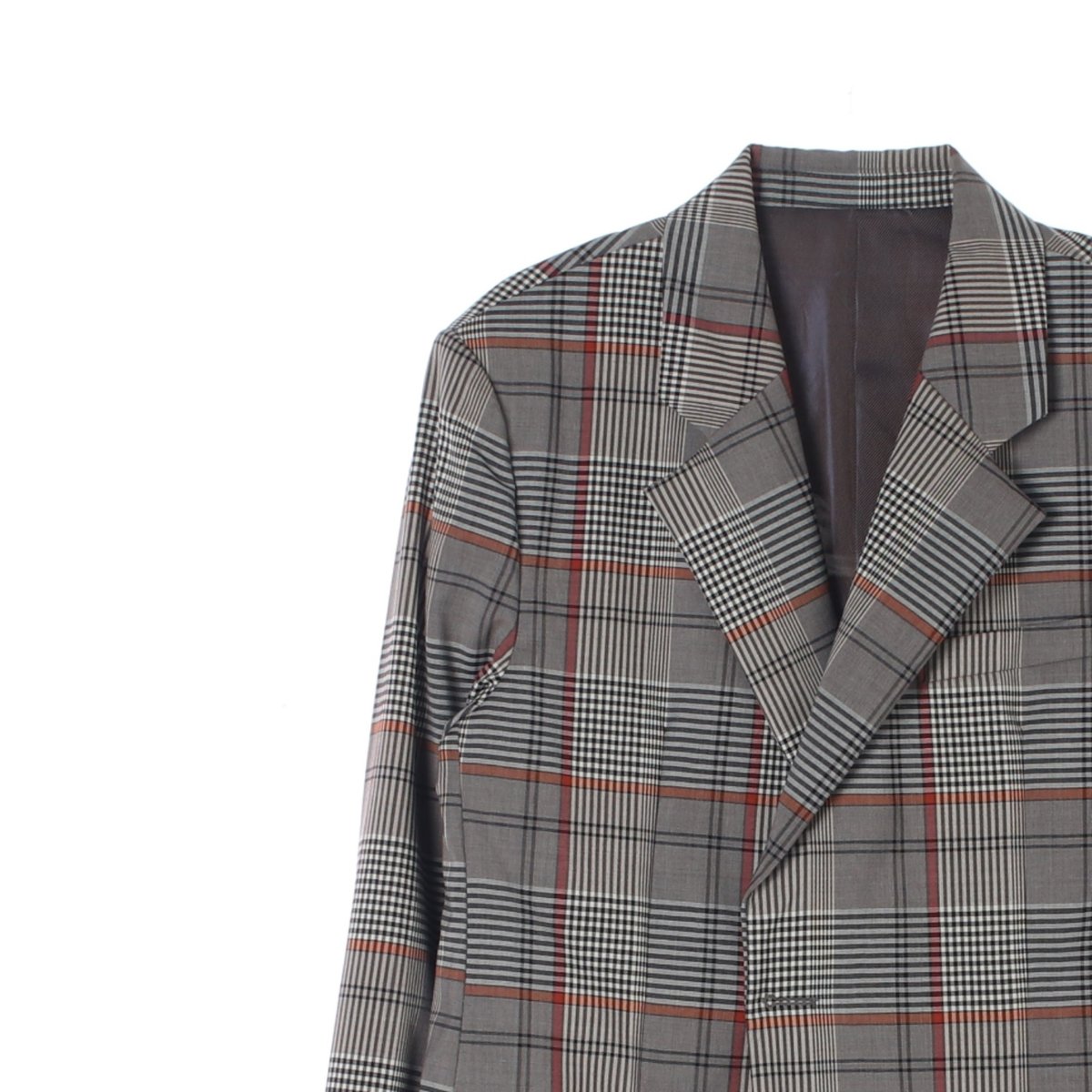 솔리드옴므 그레이 체크 재킷 이미지 2